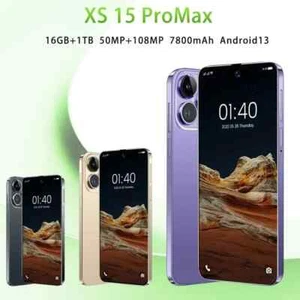 Original For Brand Smartphone 6.7 inch New XS15 Pro Max Full Screen 4G 5G Cell - Afbeelding 1 van 15