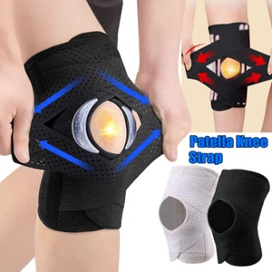 Knee Compression Straps Sleeve Support Brace Arthritis Pain Relief For Sport Gym - Picture 1 of 18