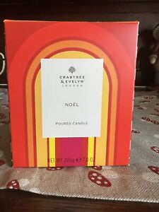 New Crabtree & Evelyn London Noel Scented Candle 7.0 oz (7 oz) discontinued !!
