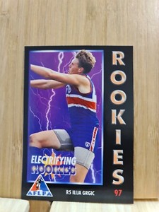 ILIJA GRGIC🏆94 Series AFLPA #97 ROOKIE AFL Trading Card 🏆FREE POST 