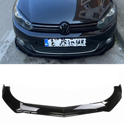 Parachoques delantero universal divisor negro brillante para Volkswagen Taos Foto 1 de 4