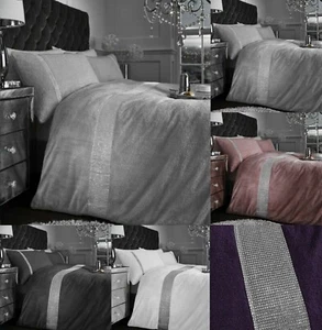 Diamante Teddy Arcade Duvet Quilt Cover & Pillowcase Set Soft Warm Cosy Fleece - Picture 1 of 6