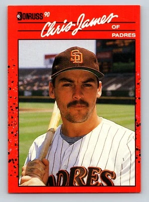 Chris James 1990 Donruss #323 San Diego Padres - Image 1 of 2