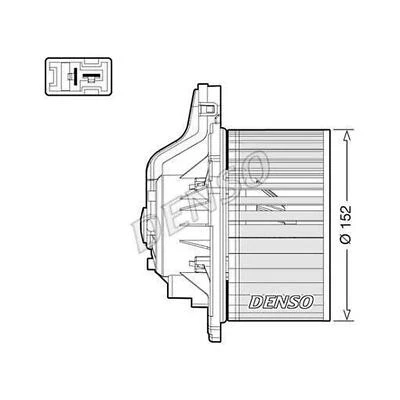 DENSO DEA41015 INTERIOR BLOWER FOR HYUNDAI,KIA - Image 1 of 3