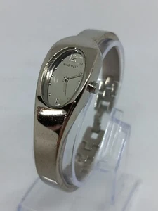 Nine West 9W-1594 Women's Silver Tone Teardrop Dial Watch NEW BATTERY - Picture 1 of 9
