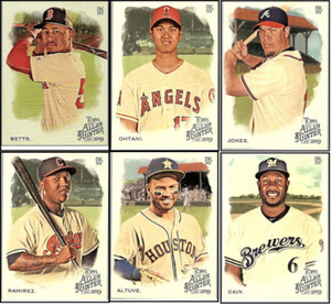 2019 Topps Allen & Ginter Baseball - Base Set Cards - Choose Card #'s 1-200