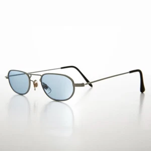 Tiny Micro Hippy Sunglasses with Blue Lenses - Shugg - Picture 1 of 3
