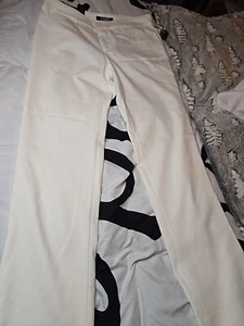 Pantaloni donna "Chaps" taglia 6, bianco, vita media, vita comoda, vestibilità, forma, scolpire, - Foto 1 di 16