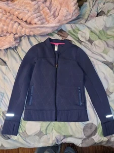 Ivivva by Lululemon Full Zip Purple Jacket Size 14 Active Comfy - Picture 1 of 4