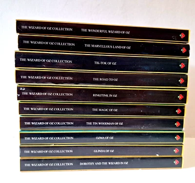 The Wizard of Oz Collection 10 Books by L. Frank Baum Paperback Sweet Cherry Foto 1 de 4