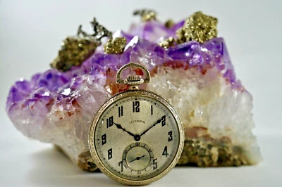 1923 Illinois Monarch Grade 405 Model 3 17J 12S White Gold Filled Pocket Watch - Image 1 of 4