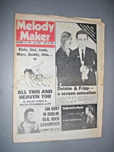 Melody Maker Magazine December 23 1978 Ralph Steadman Peter Gabriel Ian Dury VG - Picture 1 of 2