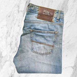PT05 Torino jeans Hombre Claro Óptimo Estado 100% Algodón Talla 30 W30/44 ita - Imagen 1 de 19