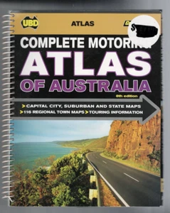 ATLAS , STREET DIRECTORY ,UBD , COMPLETE MOTORING ATLAS OF AUSTRALIA 8th ED - Imagen 1 de 1