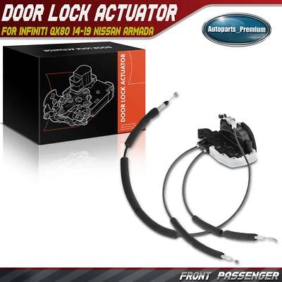 Actuador de cerradura de puerta delantera derecha para Infiniti QX80 14-19 Nissan Armada 17-20 2 pines Foto 1 de 4