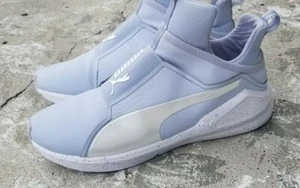 SIZE 10- WOMENS PUMA HI-TOPP SOCK LINER SHOES  - Picture 1 of 6