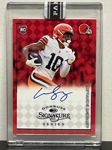 2021 Panini Donruss Signature Series ENCASED ANTHONY SCHWARTZ ON CARD AUTO # /25 - Picture 1 of 9