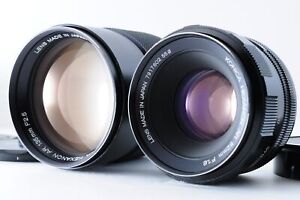 KONICA HEXANON AR 52mm F1.8 + HEXANON AR 135mm F2.5 MF Lens from Japan #5305