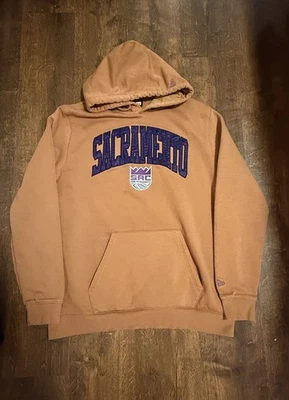 Sacramento Kings NBA New Era Hoodie Pullover Brown Hooded Sweatshirt Size XL  - Image 1 of 4