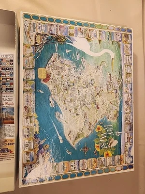 White Mountain Puzzles 1 000 Piece 1994 VTG Keywest Jigsaw Puzzle - Image 1 of 4
