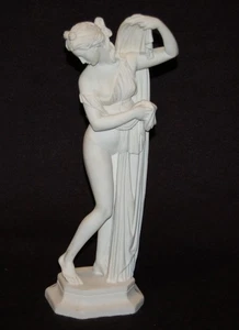 VINTAGE Sculpture Aphrodite by A. Santini Marble Powder Large 15" Made in Italy - Picture 1 of 7