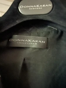 $1695 Donna Karan, 12, XL US Black Label Collection Viscosa Lino Chaqueta - Imagen 1 de 19