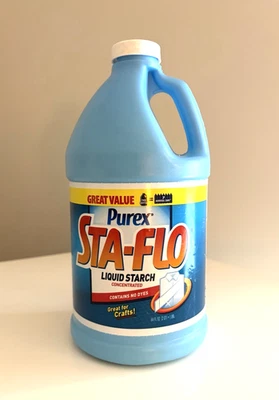 Purex Sta Flo Liquid Starch Concentrated 64 Ounce Great for Crafts New! - Image 1 of 2