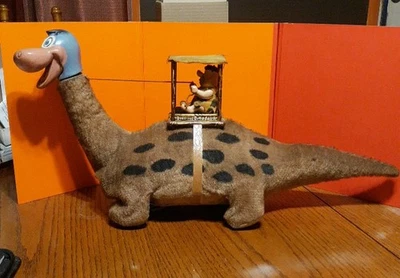 Flintstones Fred On Dino B/O Toy, Works  - Image 1 of 4