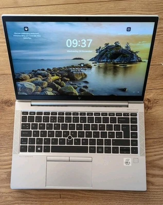 HP Elitebook 840 G7 i5 10210U 2.11GHz 8GB RAM 256GB 14.1" FHD Touchscreen 5804 - Image 1 of 4