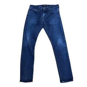 LUCKY BRAND 110 Skinny Jeans Men's 31/32 Blue Medium Wash Pants - Picture 1 of 11