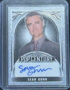 SEAN GUNN ~ 2024 Leaf Pop Century Metal Shimmer Silver AUTO #BASG2 (#16/25) - Picture 1 of 2