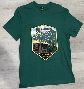SAGUARO NATIONAL PARK T-Shirt Uomo/Donna Medium District Green Tucson Arizona AZ - Foto 1 di 9