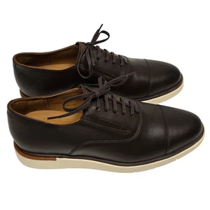 Zapatos de vestir Allen Edmonds Carson con puntera de cuero marrón oscuro para hombre talla 10 D - Imagen 1 de 14