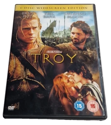 TROY (DVD, 2005) Brad Pitt Eric Bana Orlando Bloom Warner Bros D028409 Region 2 - Image 1 of 4