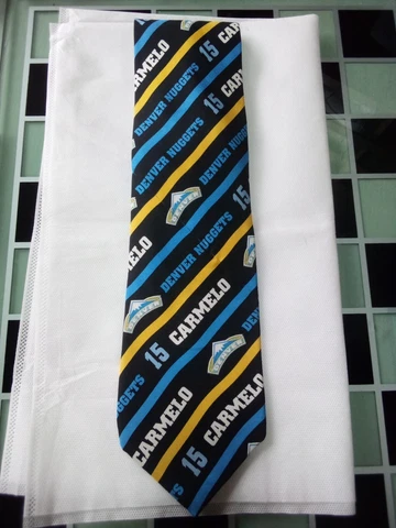 Denver Nuggets Carmelo Anthony Vintage tie BRAND NEW With Nba TAGS Cover