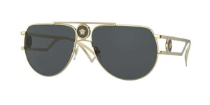 AUTÉNTICAS GAFAS DE SOL VERSACE 0VE2225 1002/87 ORO/GRIS LENTE - Imagen 1 de 2
