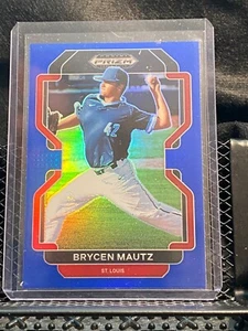 Brycen Mautz 2022 Prizm Draft Blue Prizm - #59 Cardinals - Picture 1 of 2