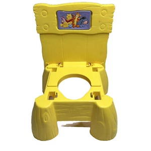 Vintage Kleinkind Training Töpfchen Stuhl Winnie Puuh 100 Hektar Holz die ersten Jahre - Bild 1 von 12