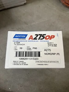 "Caja de 50 discos Norton A275OP 662611-31532 3"" DIA P80" - Imagen 1 de 2