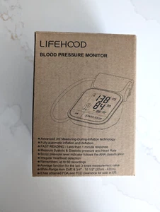 Lifehood Blood Pressure Monitor Battery Powered Advanced Fast 60 Records - Picture 1 of 3
