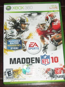 Madden NFL 10 Microsoft XBOX 360 Video Game Complete CIB - Picture 1 of 3