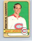 Vintage Hockey Card Opc  Montreal Canadiens 1972 Jacques Laperriere No283