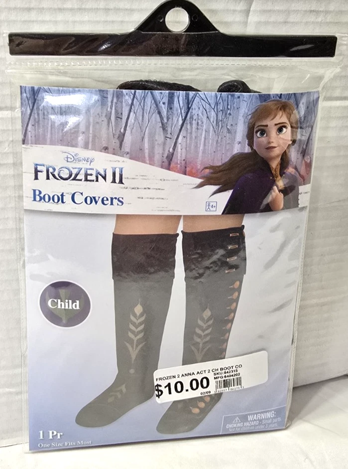 Disney Frozen 2 Boot Covers 1 Pair Child Size