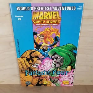 Marvel Superheroes Adventure Game #3 Fantastic Four Fantastic Voyages TSR SAGA - Picture 1 of 2