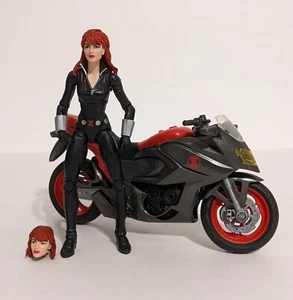 Marvel Legends Ultimate Riders Black Widow, Motorcycle, (Loose) (2018) - Picture 1 of 1