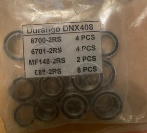 Kugellager / Kugellager / Lager Satz 2RS für Durango DNX408 (18 Stk) NEU - Bild 1 von 1