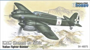 IMAM (Romeo) Ro 57 bis Italian Fighter Bomber ,1:48-Special Hobby(S.tracciata) - Foto 1 di 5
