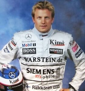 F1 Kimi Raikkonen West Racing Suit 2003