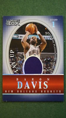 2004-05 Topps Luxury Box Lay-Up Relics #LU-BD Baron Davis MEM,SN #/500 - Image 1 of 2