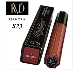 Lápiz labial líquido Kat Von D Everlasting Hyperlight "Moonflower 28" rojo terracota - Imagen 1 de 15